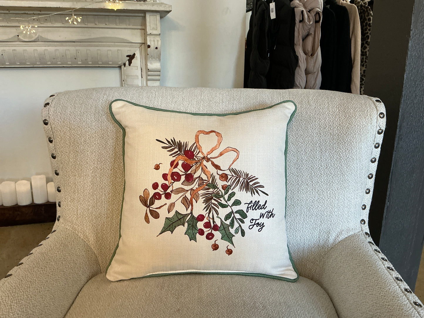 Home Arts Holiday Pillow