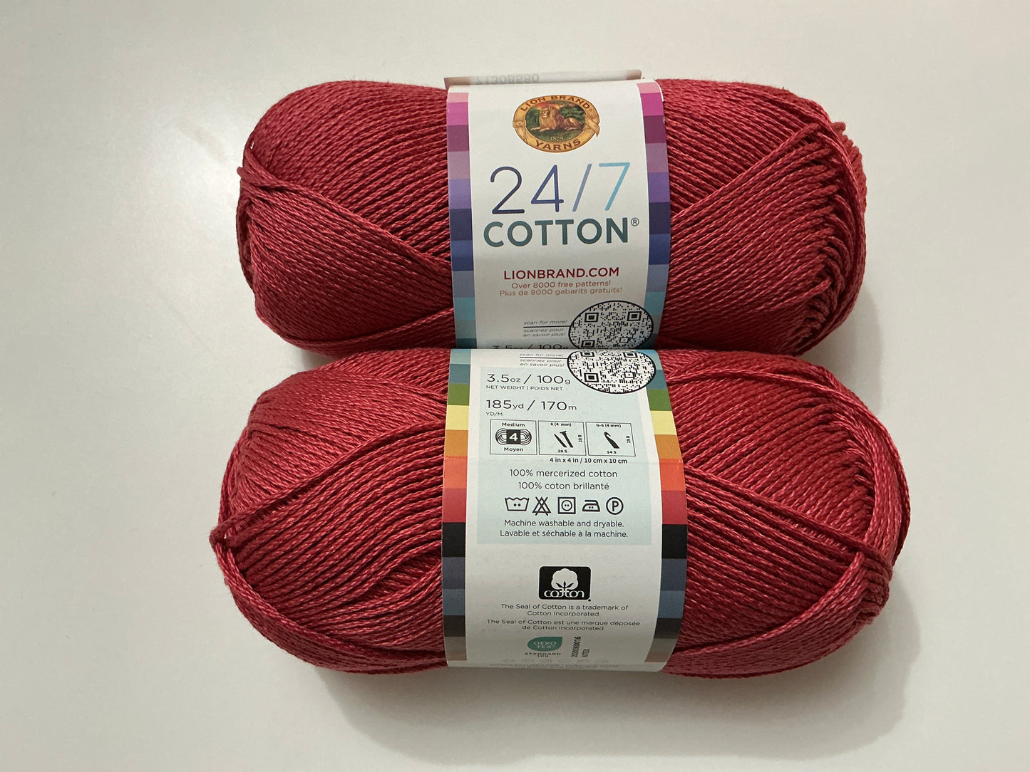 Lion Brand 24/7 Cotton-Terracotta