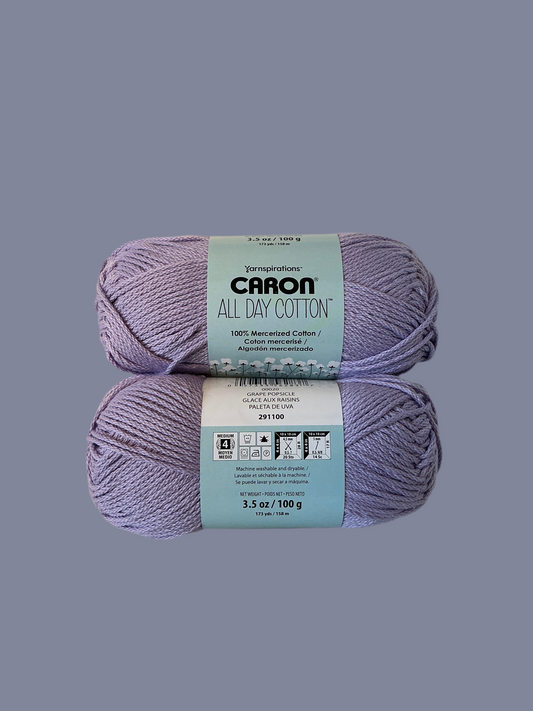 Caron All Day Cotton-Grape Popsicle 29110000020