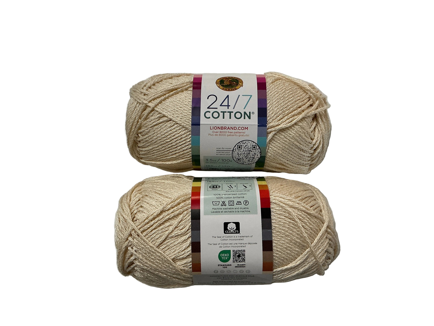 Lion Brand 24/7 Cotton-Ecru