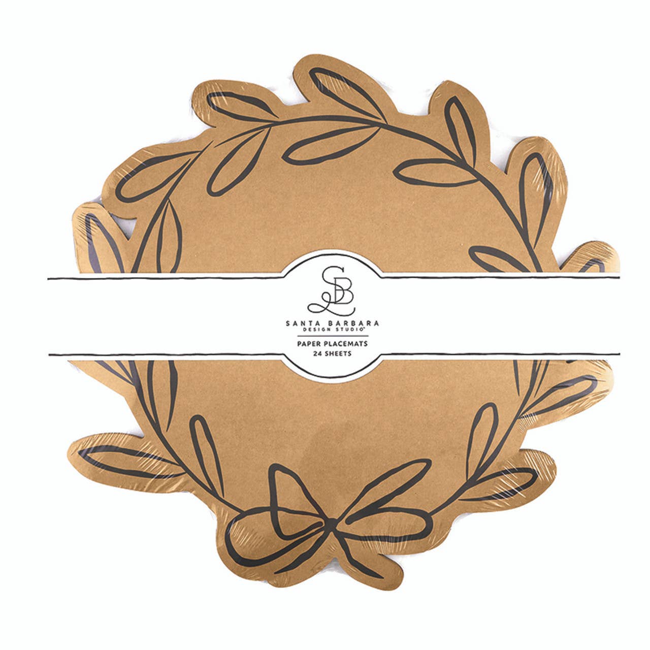Die-Cut Paper Placemats - Wreath
