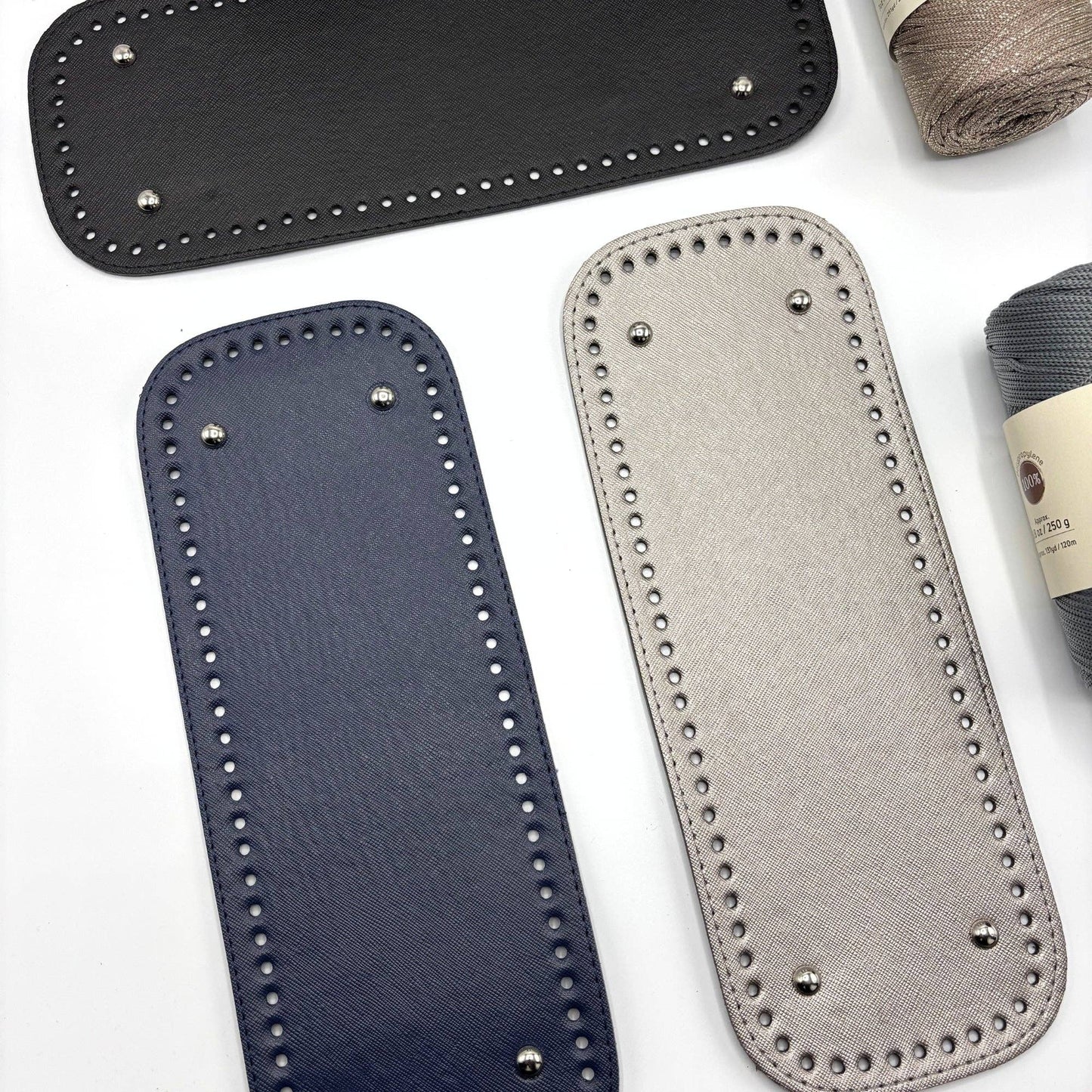 PU Leather Large Bag Base, Bag Bottom Pad (12 Cm x 33 Cm)