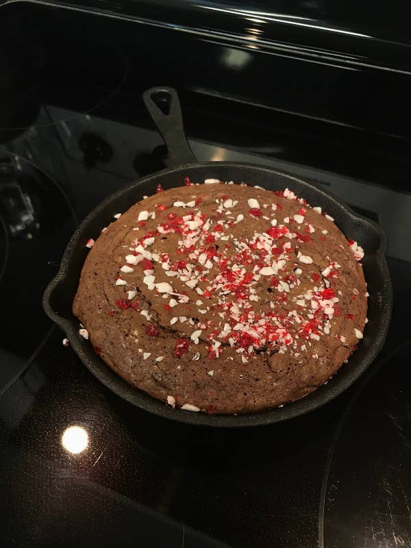 Skillet Candy Cane Brownie Kit