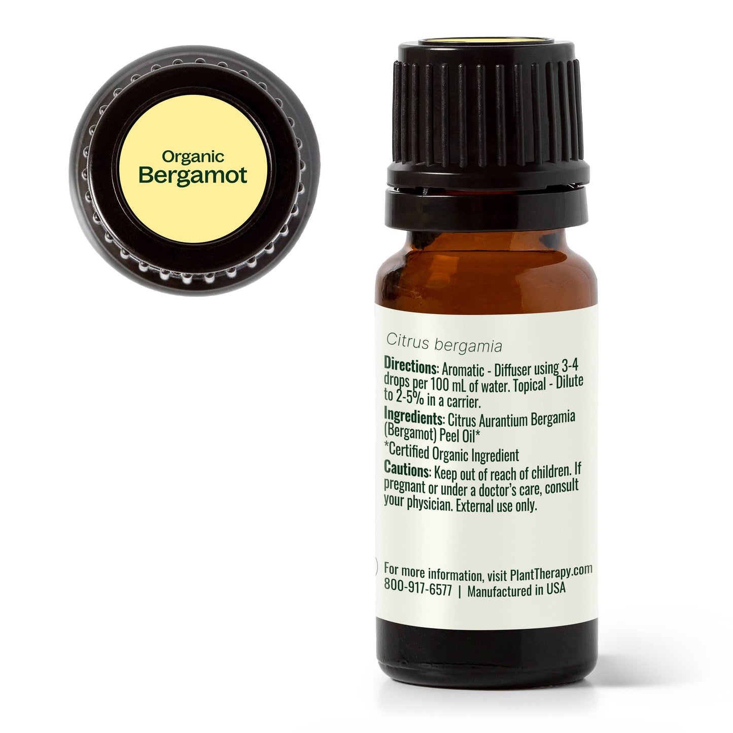 Organic Bergamot Essential Oil 10 mL