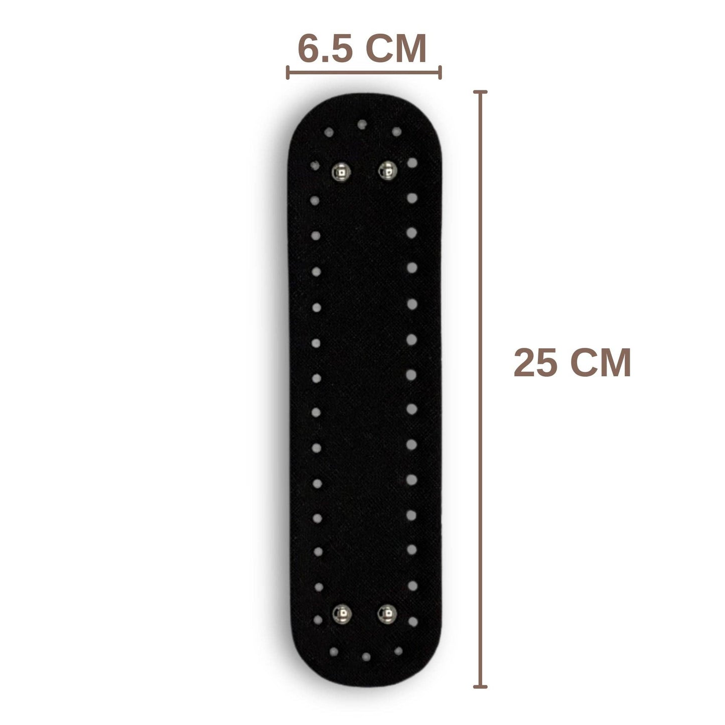 PU Leather Small Bag Base, Bag Bottom Pad (6.5 Cm x 25 Cm)