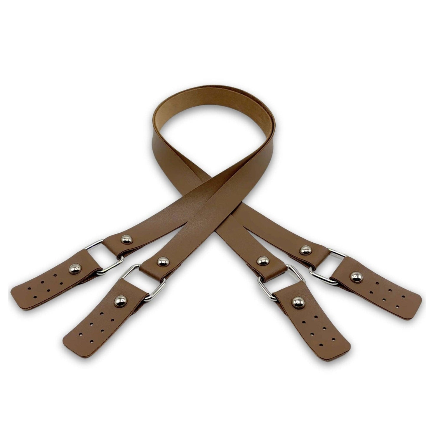 PU Leather Long Bag Strap (80 Cm) (2 Pieces)