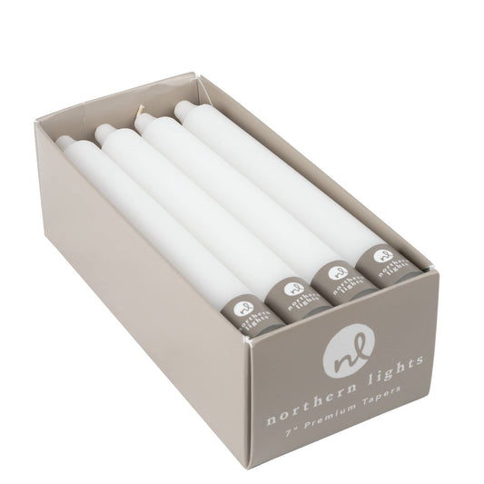 7" Taper Candles - 12pc Box