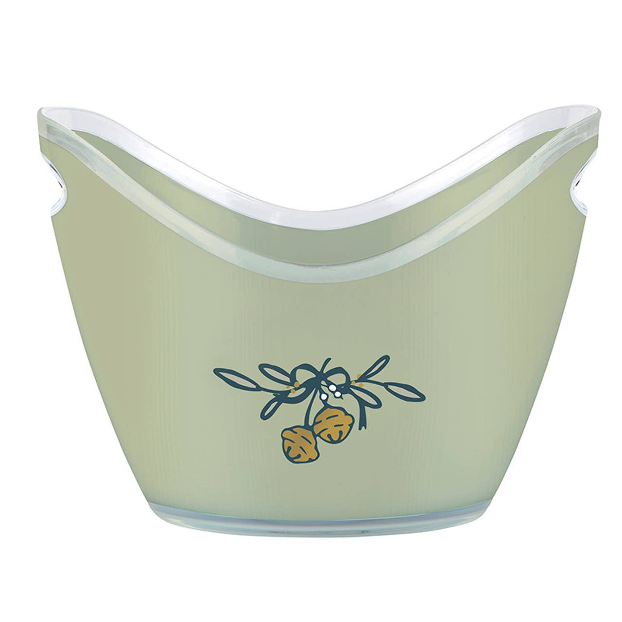 Acrylic Beverage Bucket - Jingle