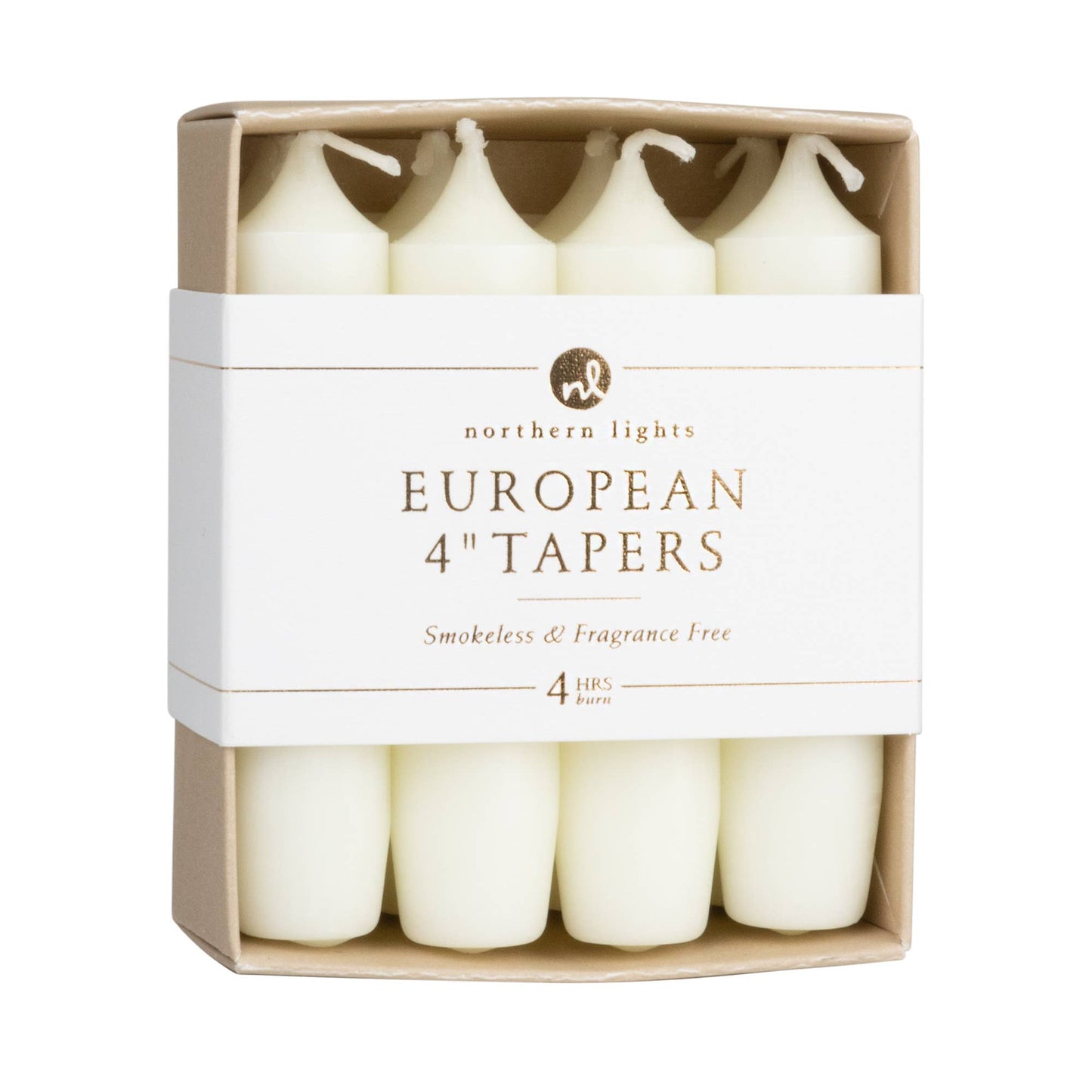 4" Taper Candles 8pk