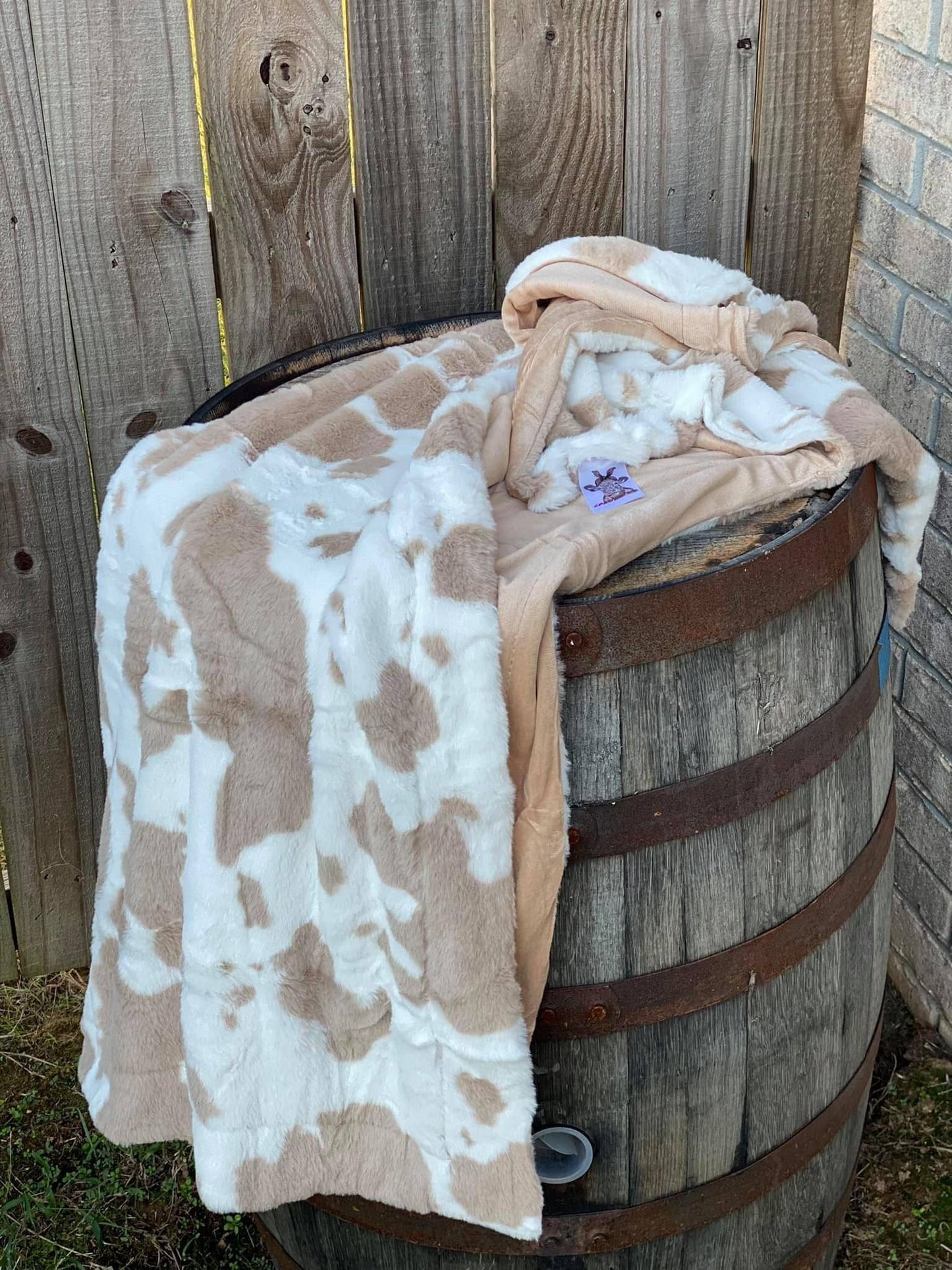 Cow Print Blankets