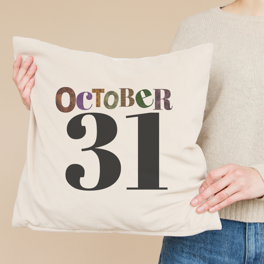 October 31 Pillow Cover