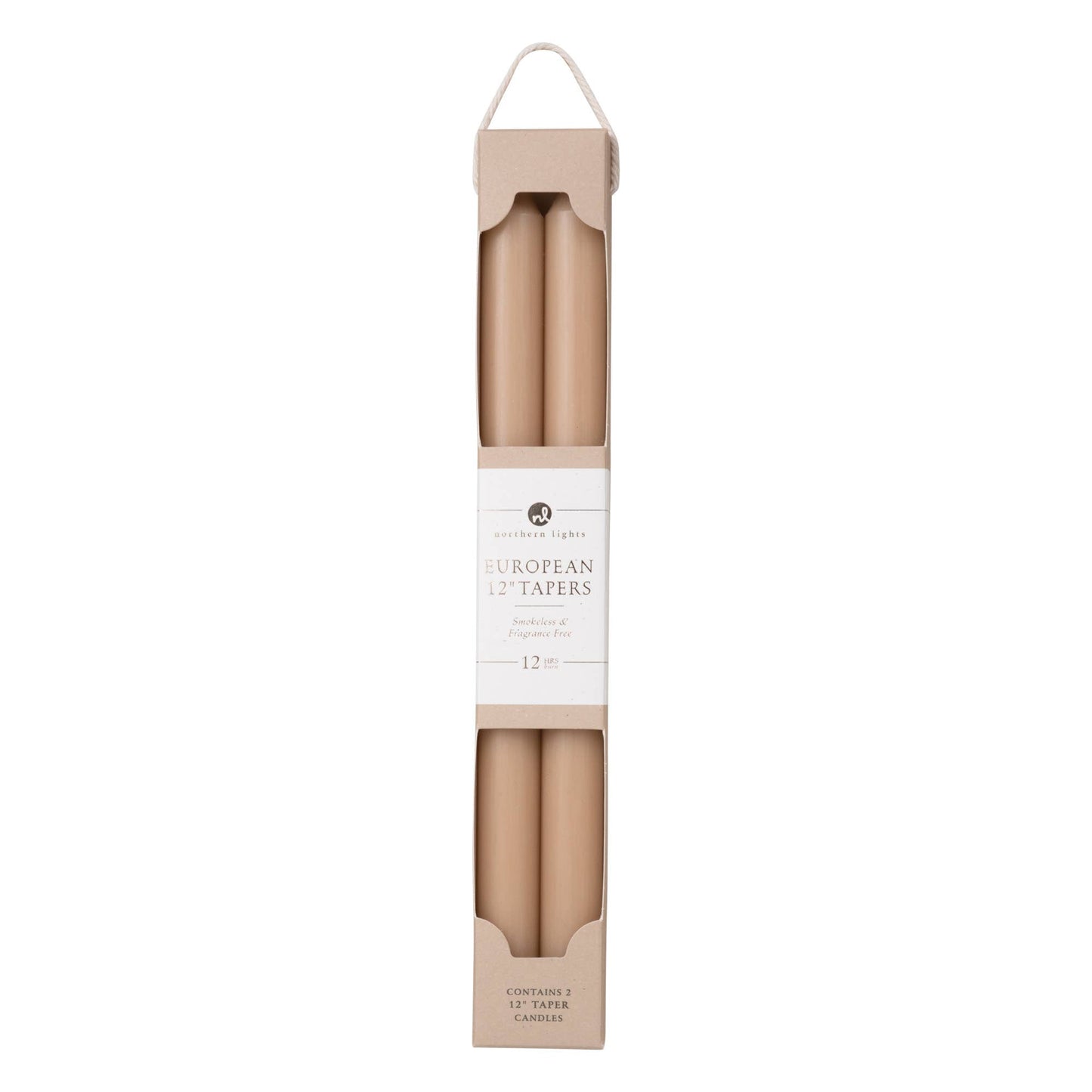 12" Taper Candles - 2pk