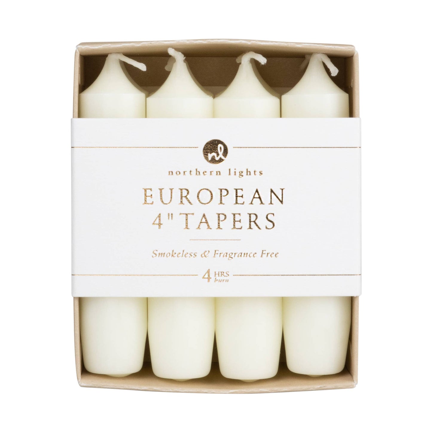 4" Taper Candles 8pk