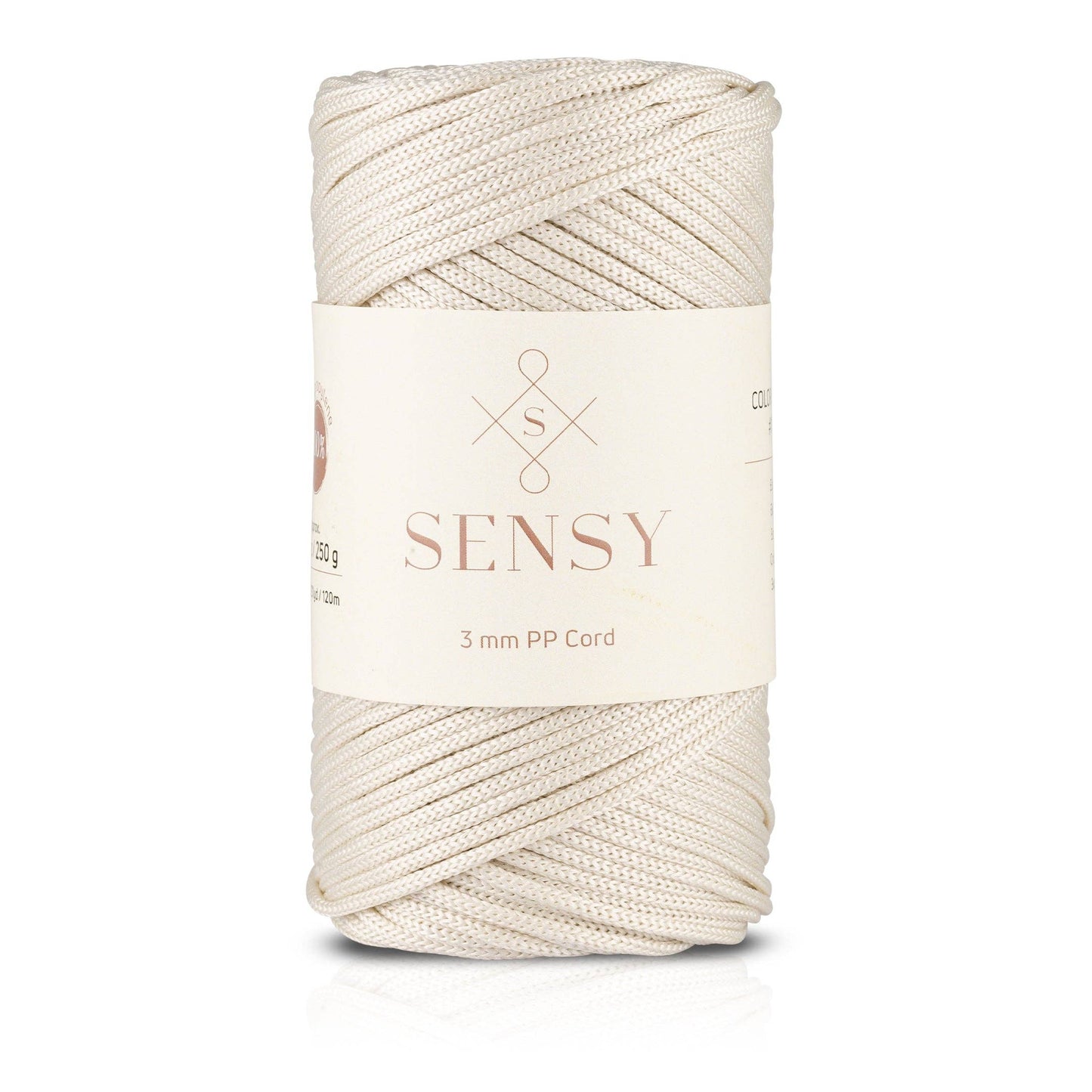 Sensy Premium 3mm - 131 yards 100% Polyester Macrame Cord