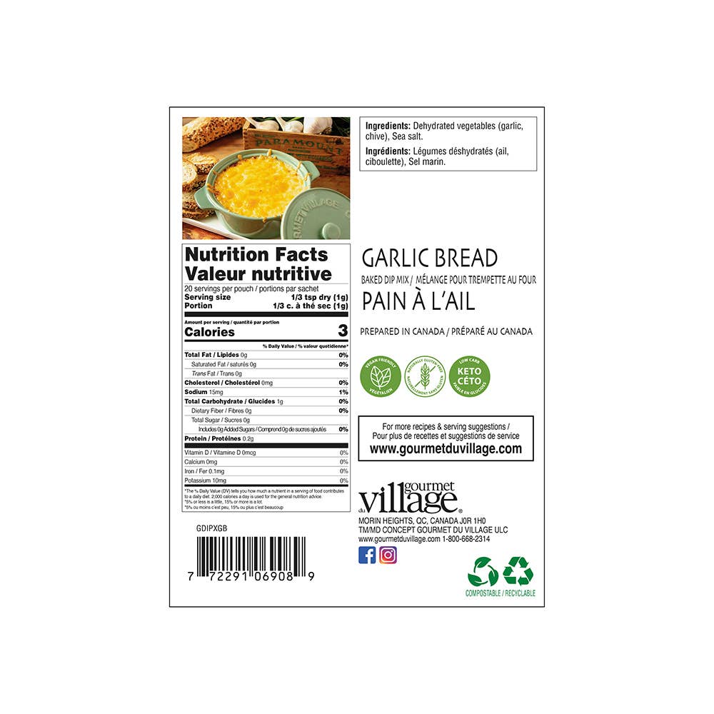 Garlic Bread Recipe Box