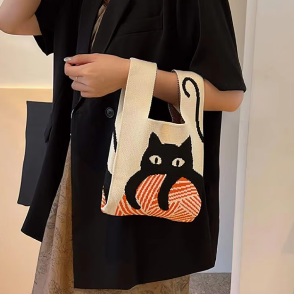 CHIC CROCHET TOTE BAG