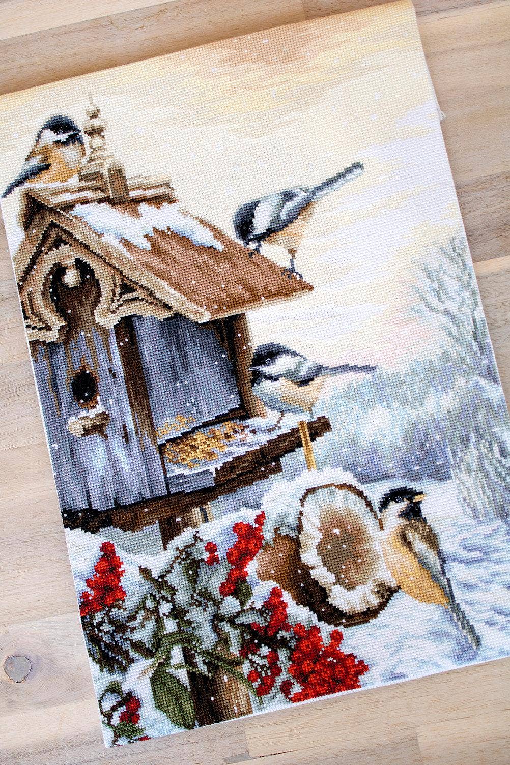 Cross Stitch Kit Luca-S - Bird House, BU4021