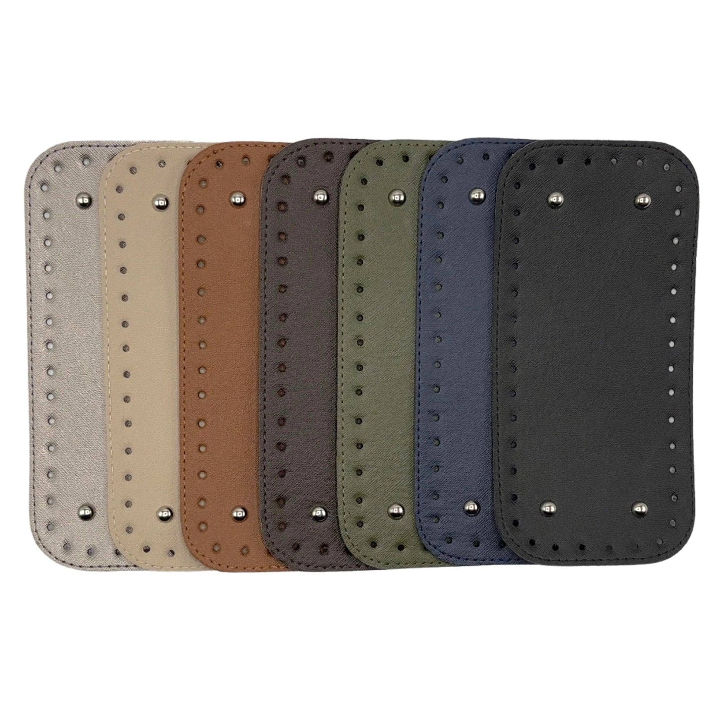 PU Leather Medium Bag Base, Bag Bottom Pad (12 Cm x 25 Cm)