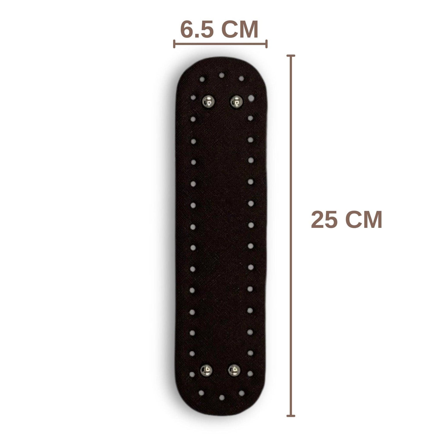 PU Leather Small Bag Base, Bag Bottom Pad (6.5 Cm x 25 Cm)