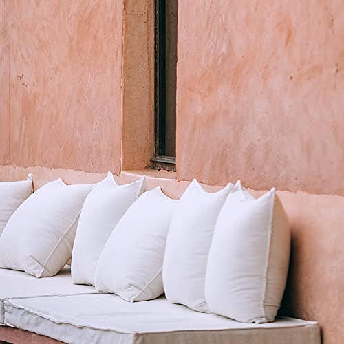 Throw Pillow Inserts - White, 18 x 18 inches (Set of 2)