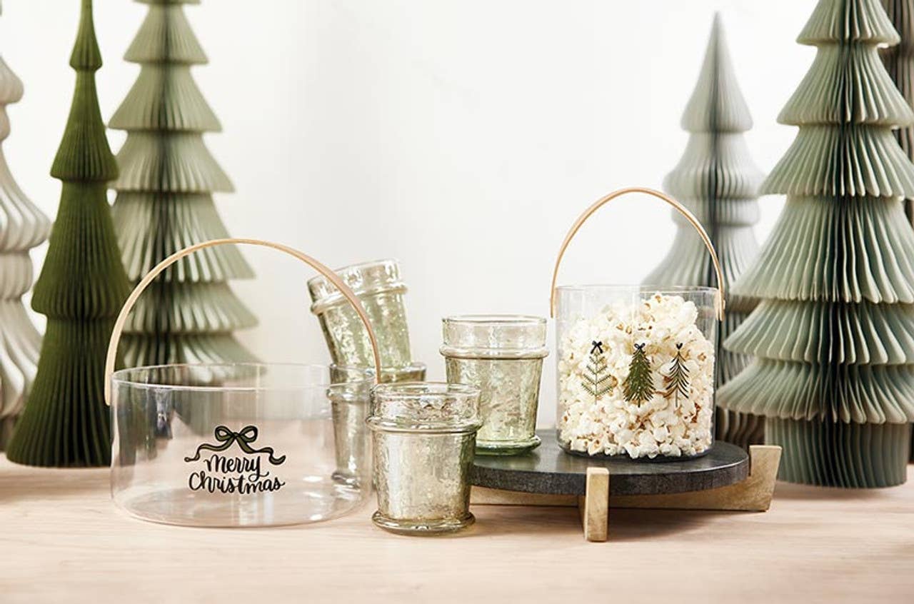 Acrylic Bucket - Merry Christmas