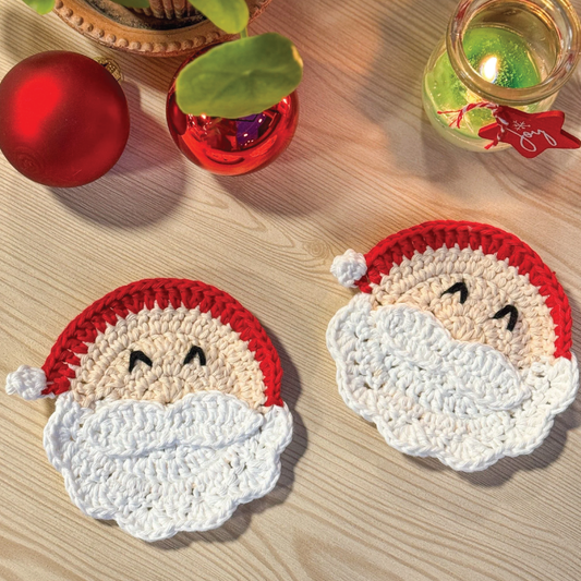 Crochet Santa Coaster Class