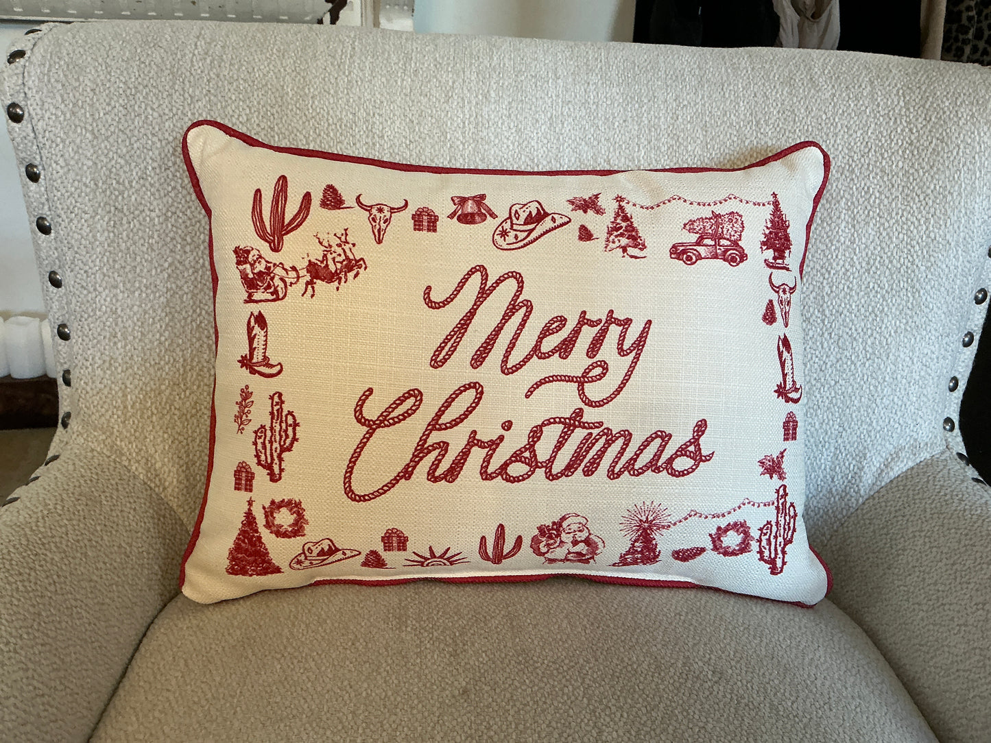 Home Arts Holiday Pillow