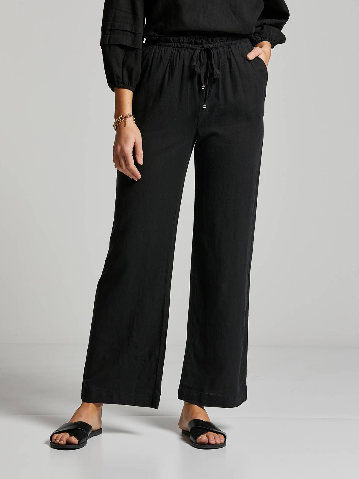 Drawstring Linen Pants - ARLO PANTS