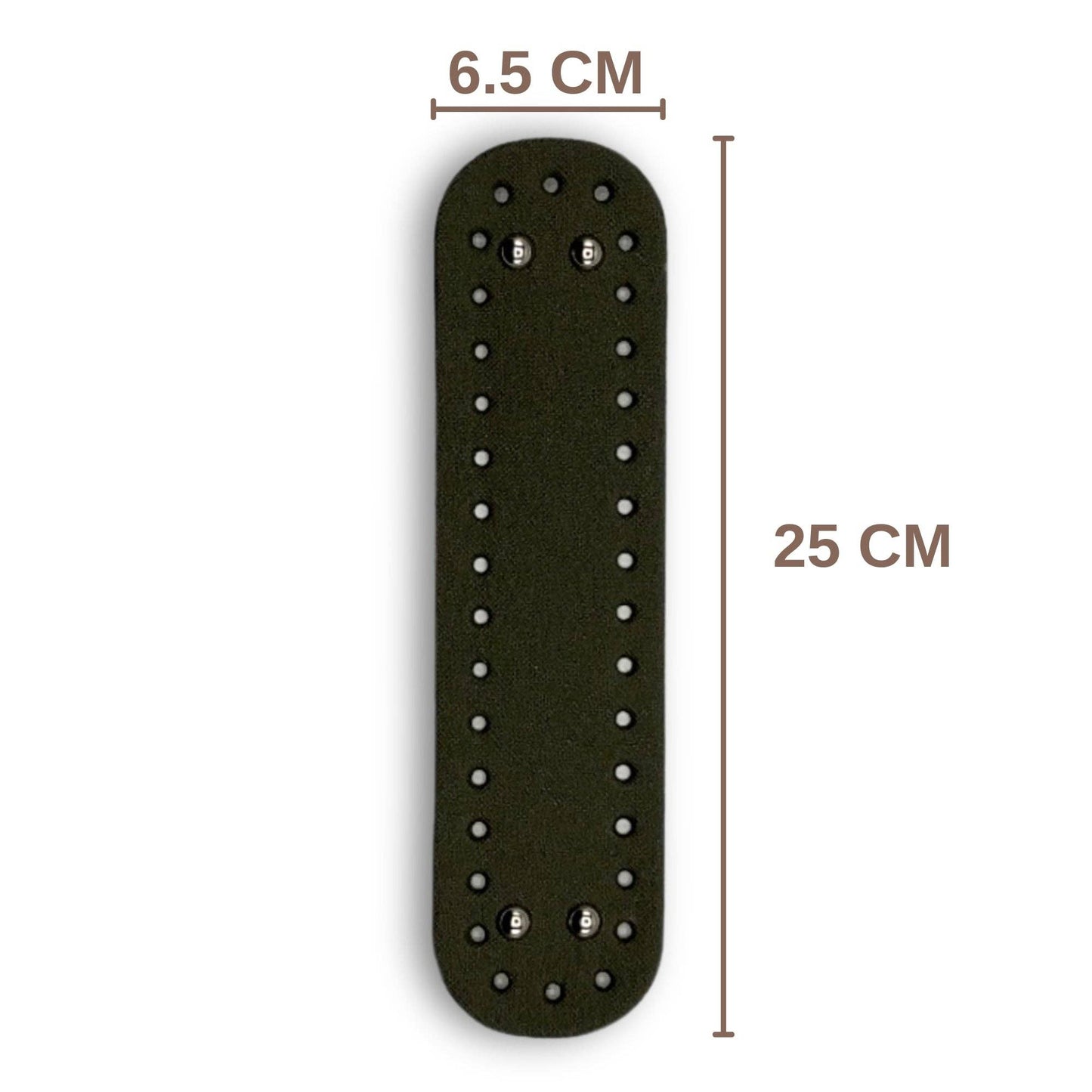 PU Leather Small Bag Base, Bag Bottom Pad (6.5 Cm x 25 Cm)