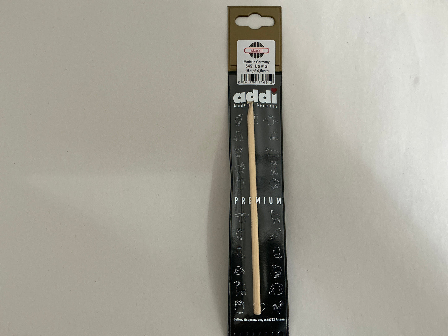 Skacel by Addi- Bamboo Crochet Hook