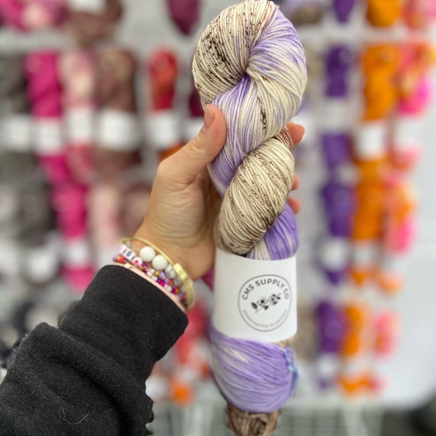 Purls on Pearls Color - Artisan Dyed Yarn - Multiple Bases 