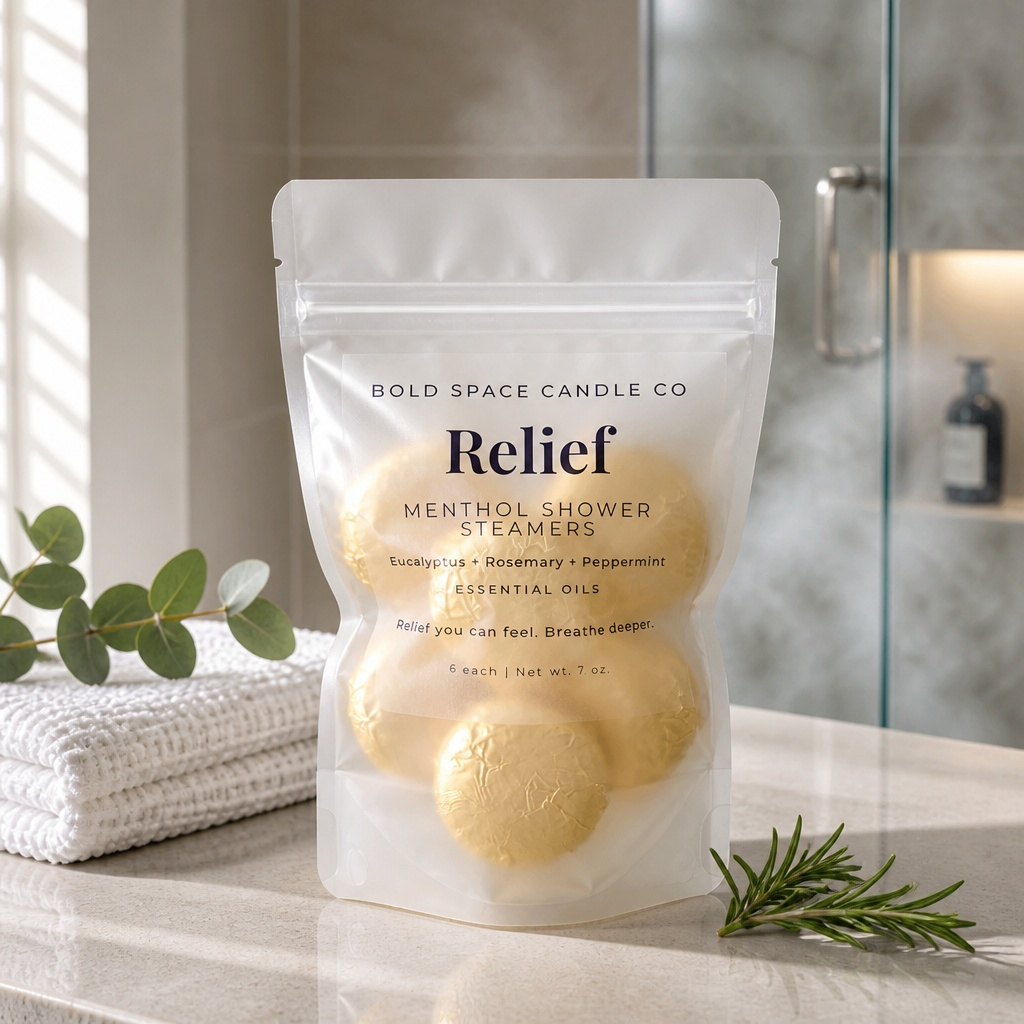 Relief – Eucalyptus & Rosemary Menthol Steamers - 6 pack