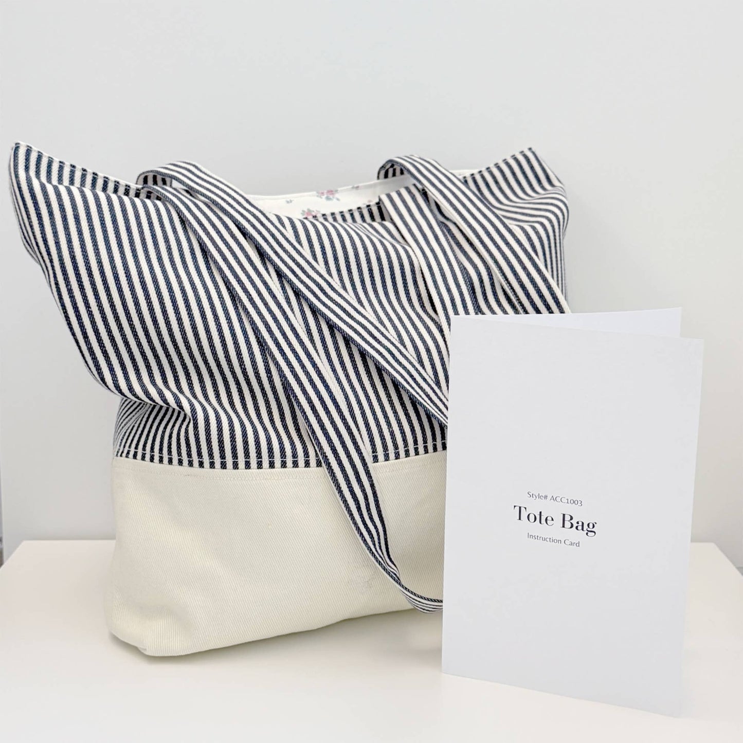 DIY Sewing Craft Kit – Tote Bag (Lv.2 - Fabric Included)