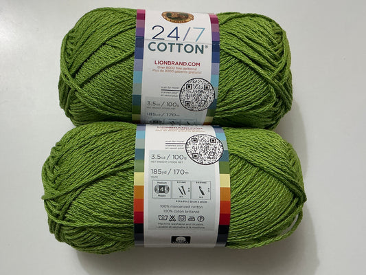 Lion Brand 24/7 Cotton-Grass