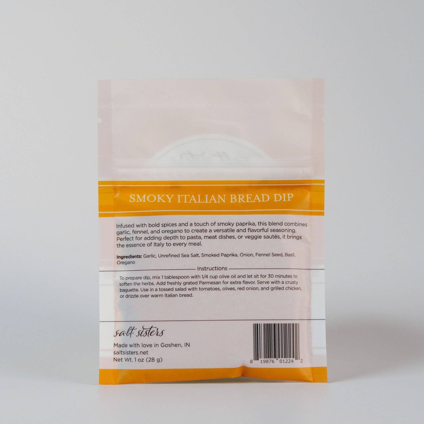 Dip Mix - Smoky Italian Bread Dip - Packaged Weights