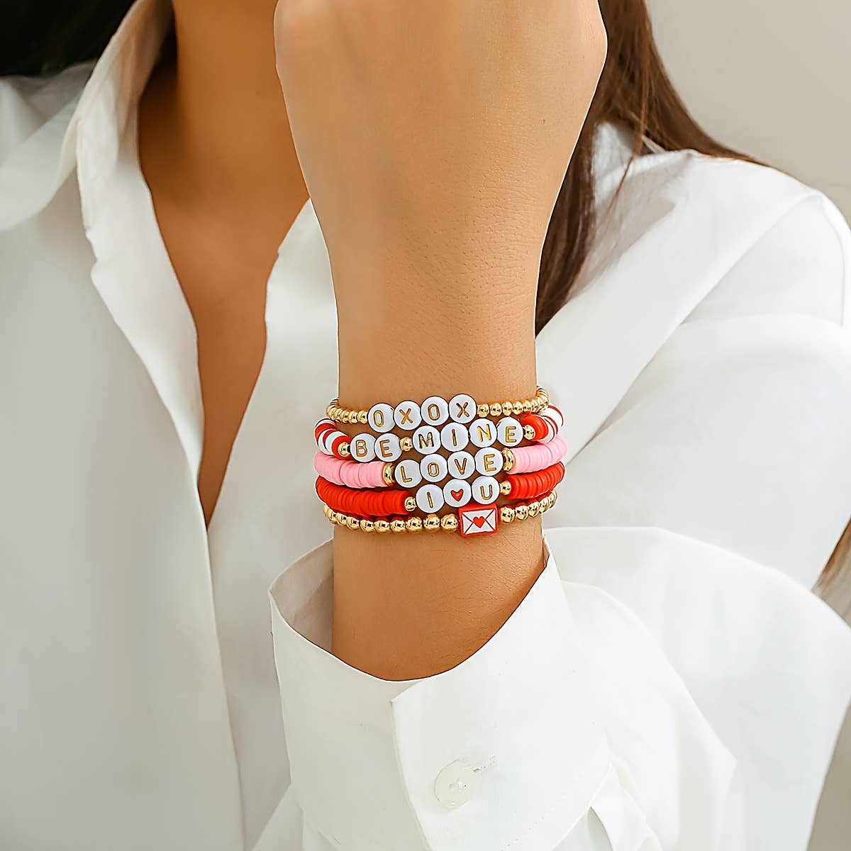 Valentine Hearts XOXO Bracelet