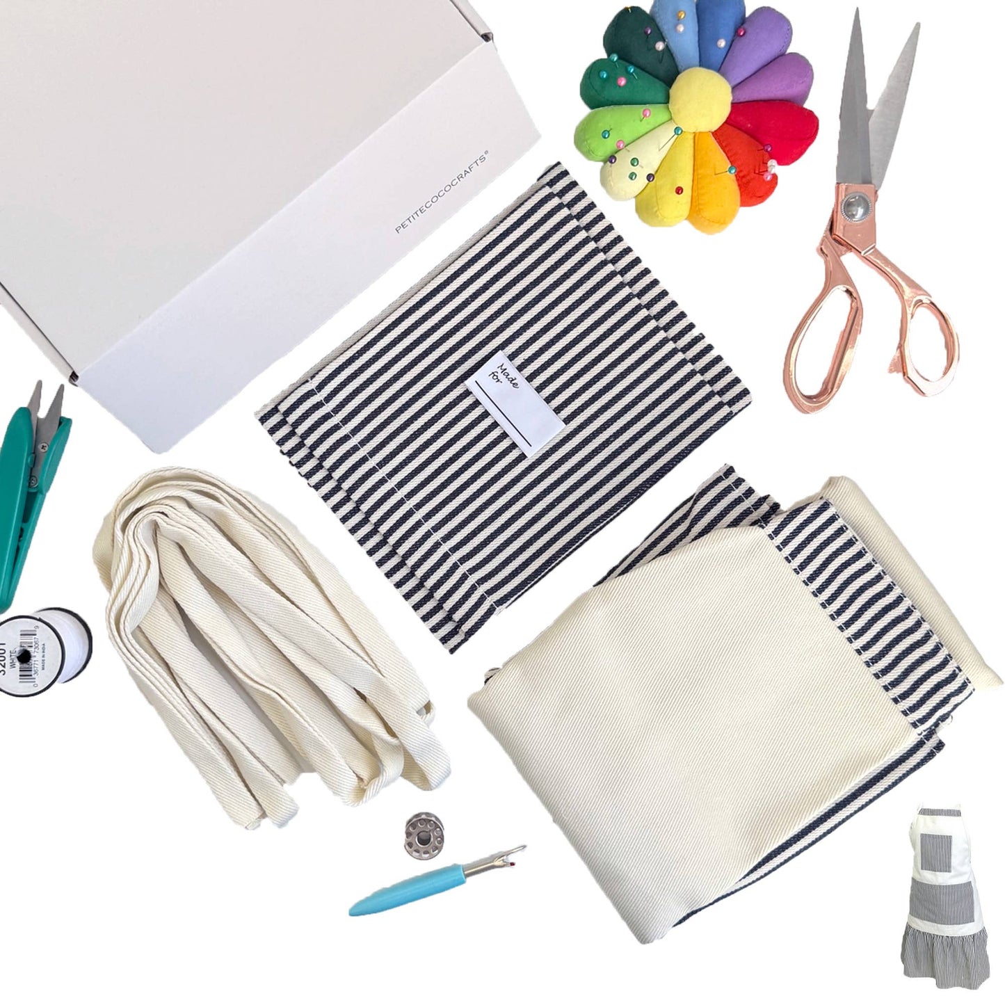 DIY Sewing Kit – Stylish Utility Apron Craft Box (Lv.2)
