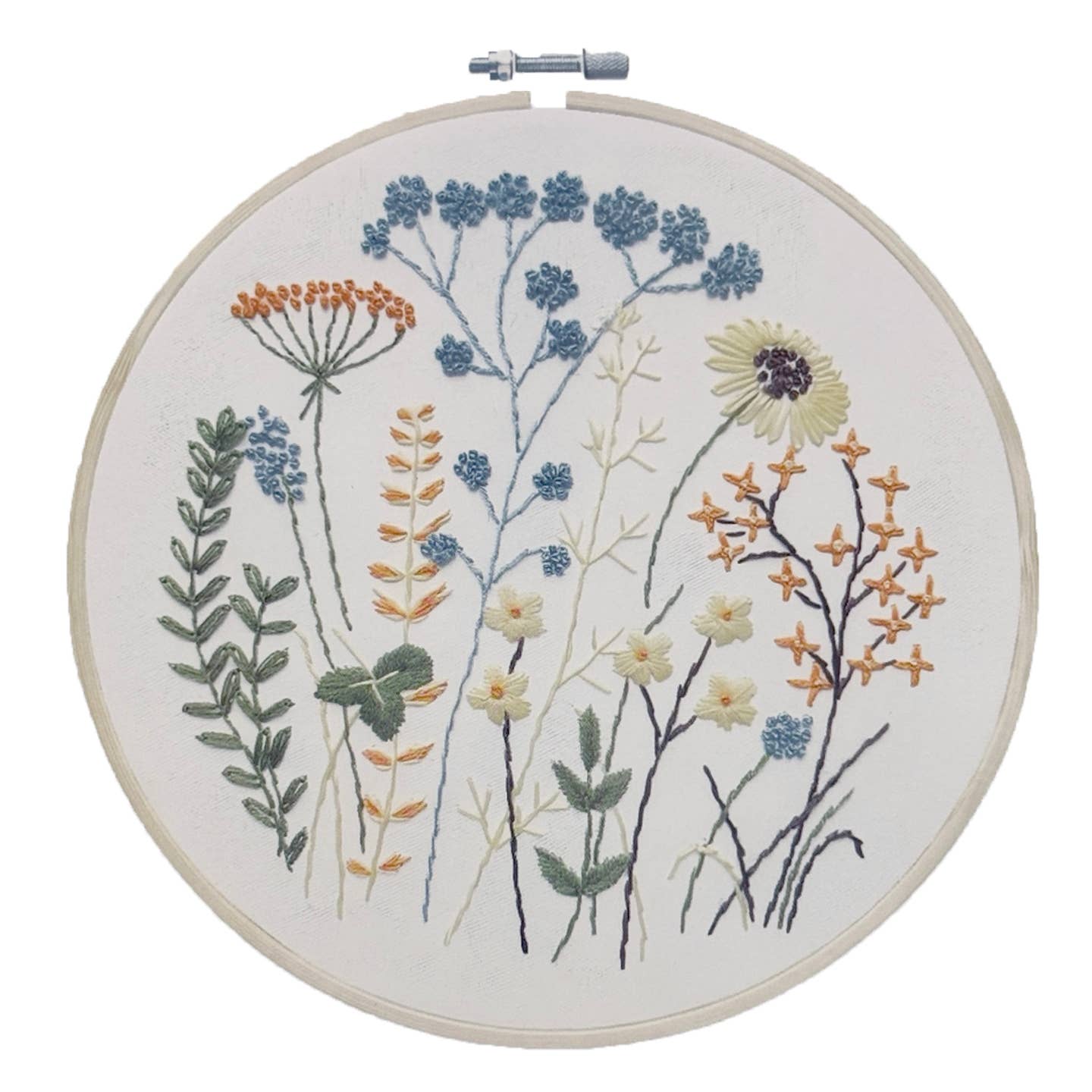 DIY 8" Daisy Embroidery Craft Kit