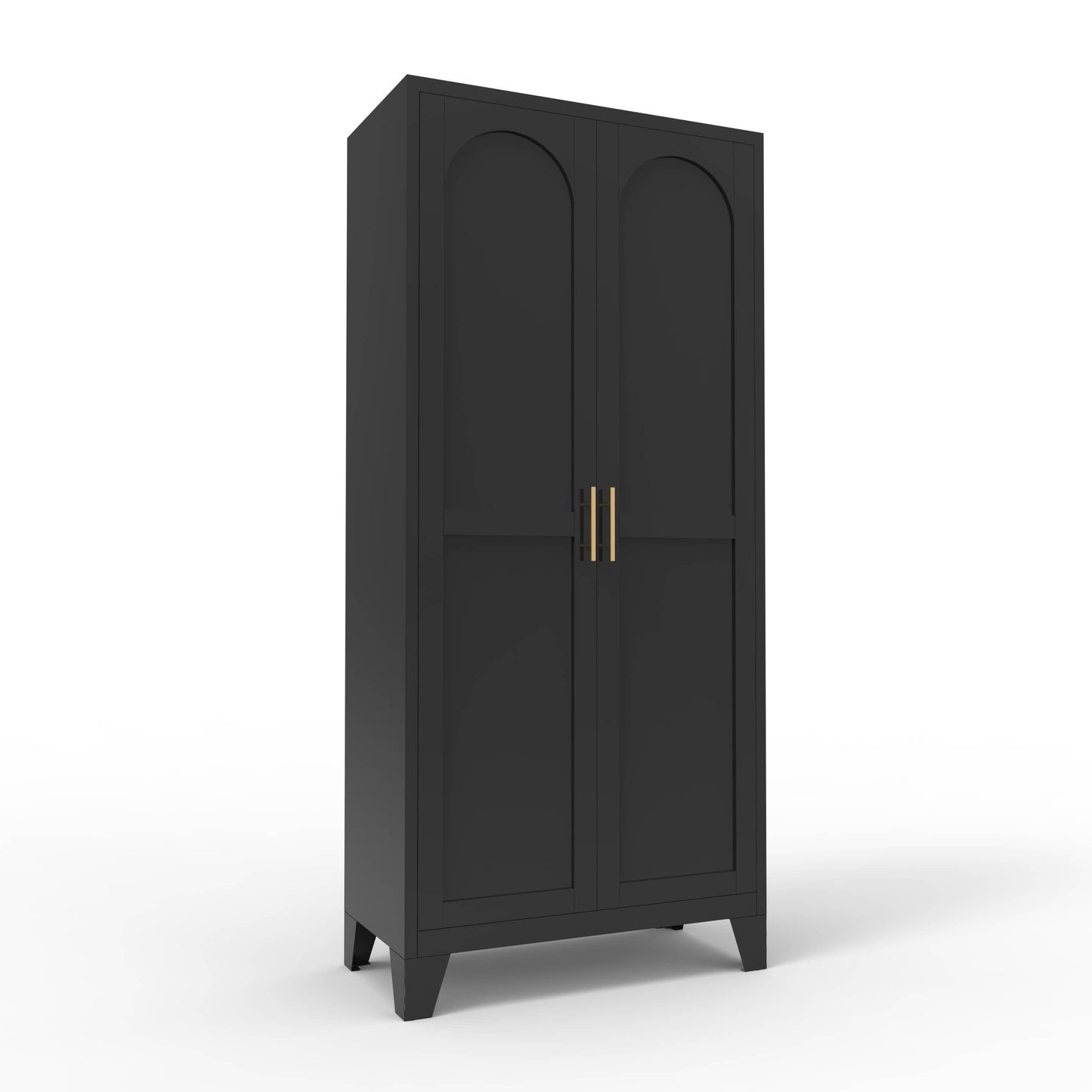 Shapely Doors Storage Cabinet with Adjustable Shelves