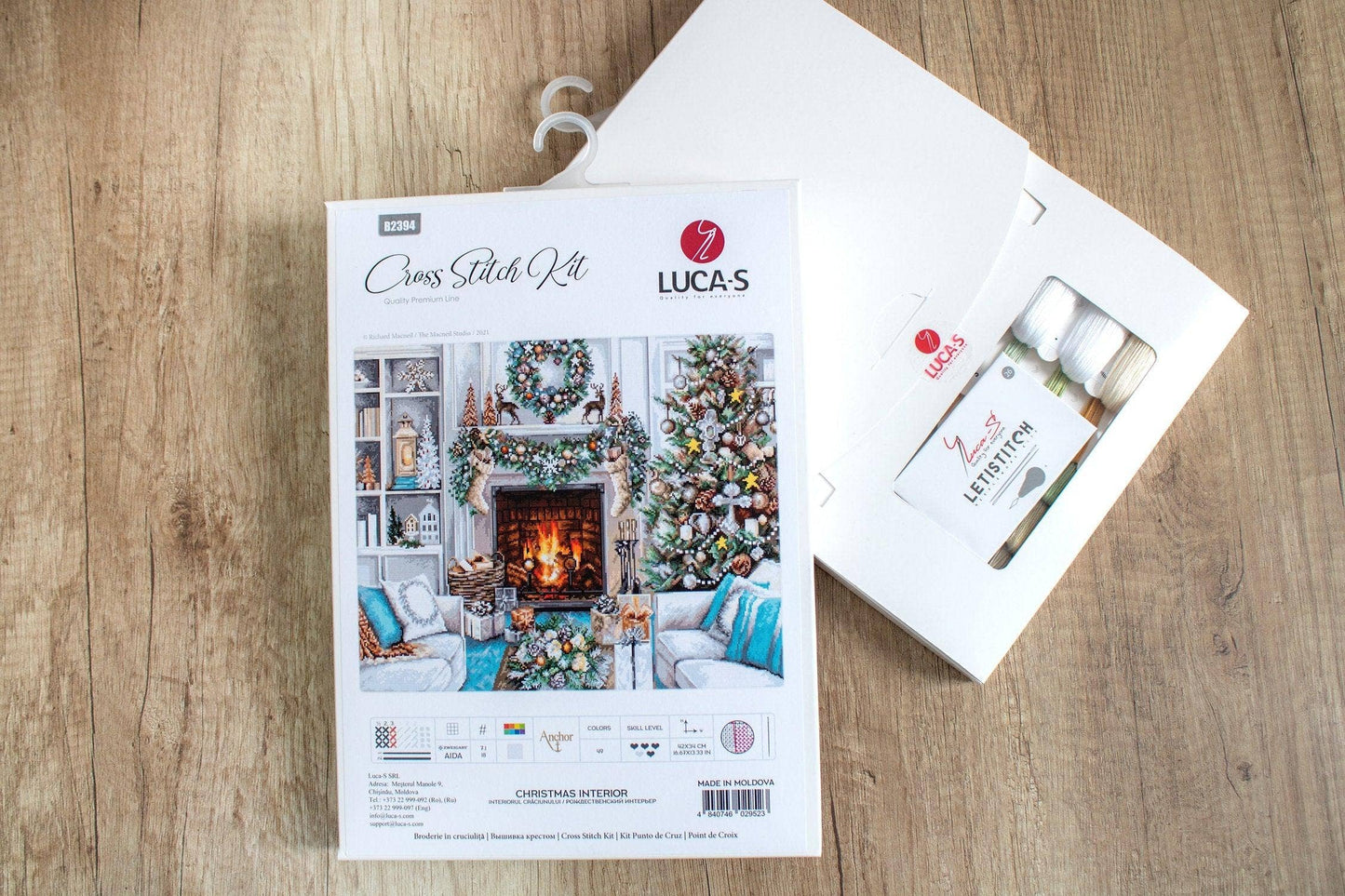 Cross Stitch Kit Luca-S - Christmas Interior, B2394