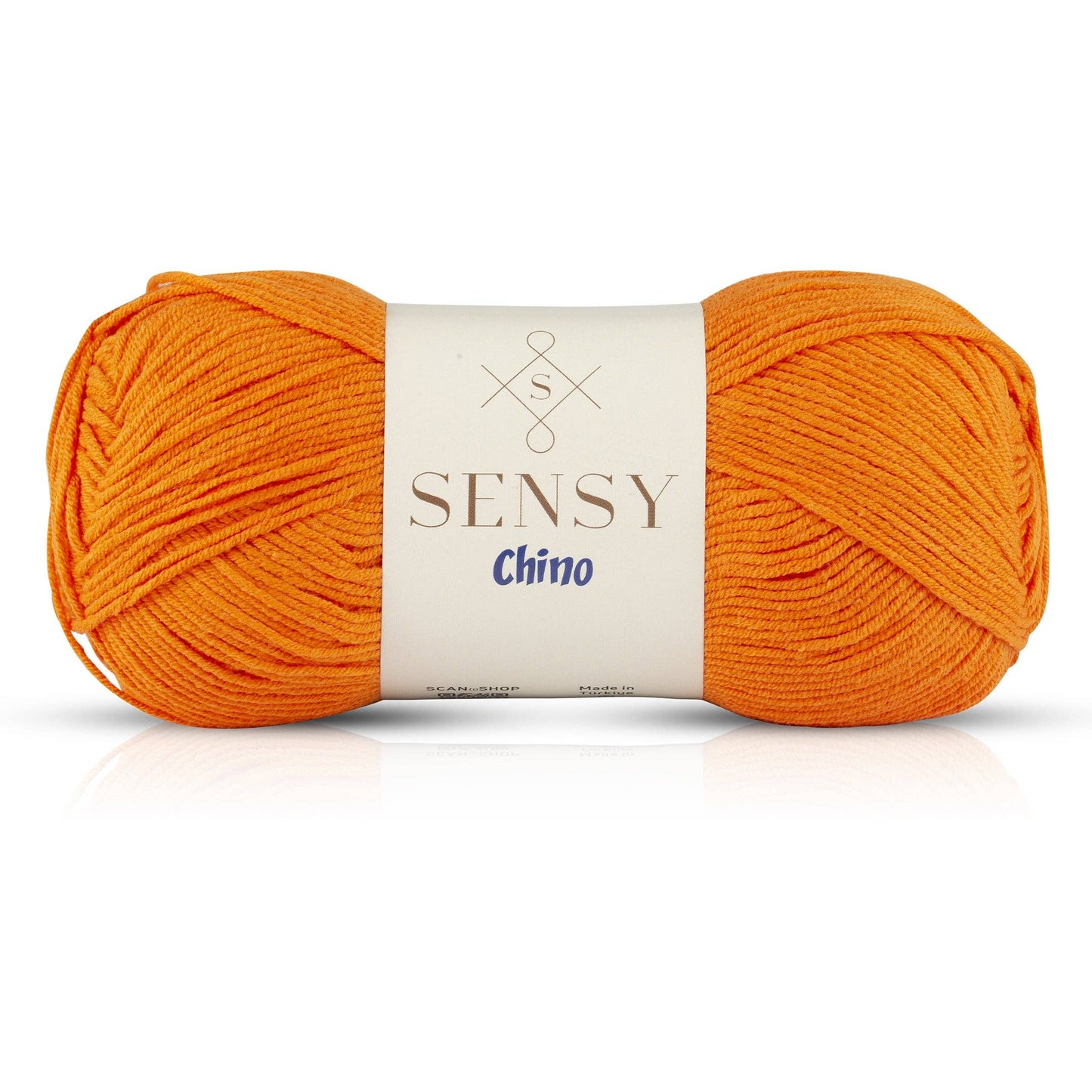Sensy Chino Soft Cotton Yarn, 3.5 oz, 360 Yards, Gauge 2 Fin