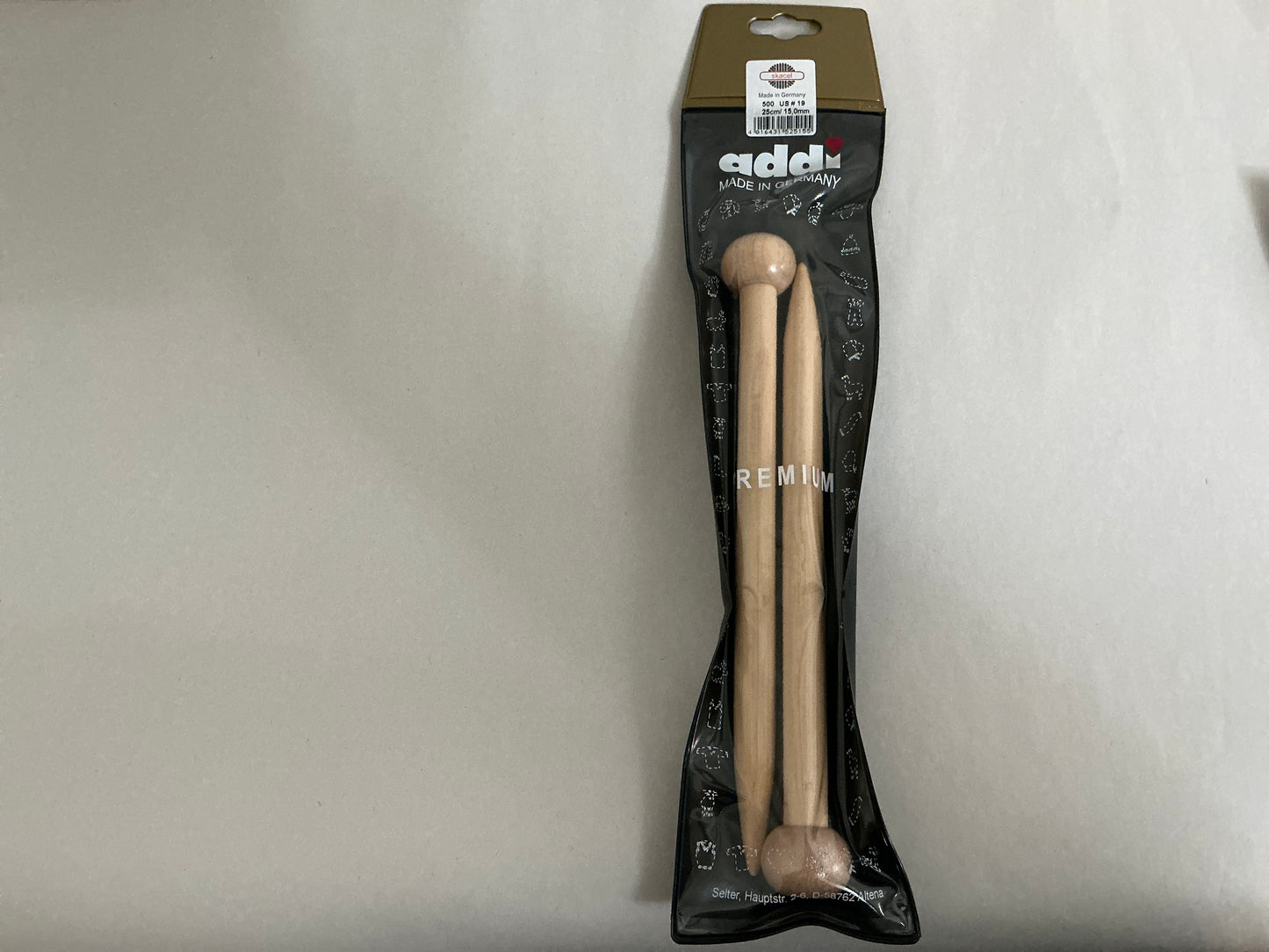 Skacel by Addi- 10” Bamboo Knitting Needles