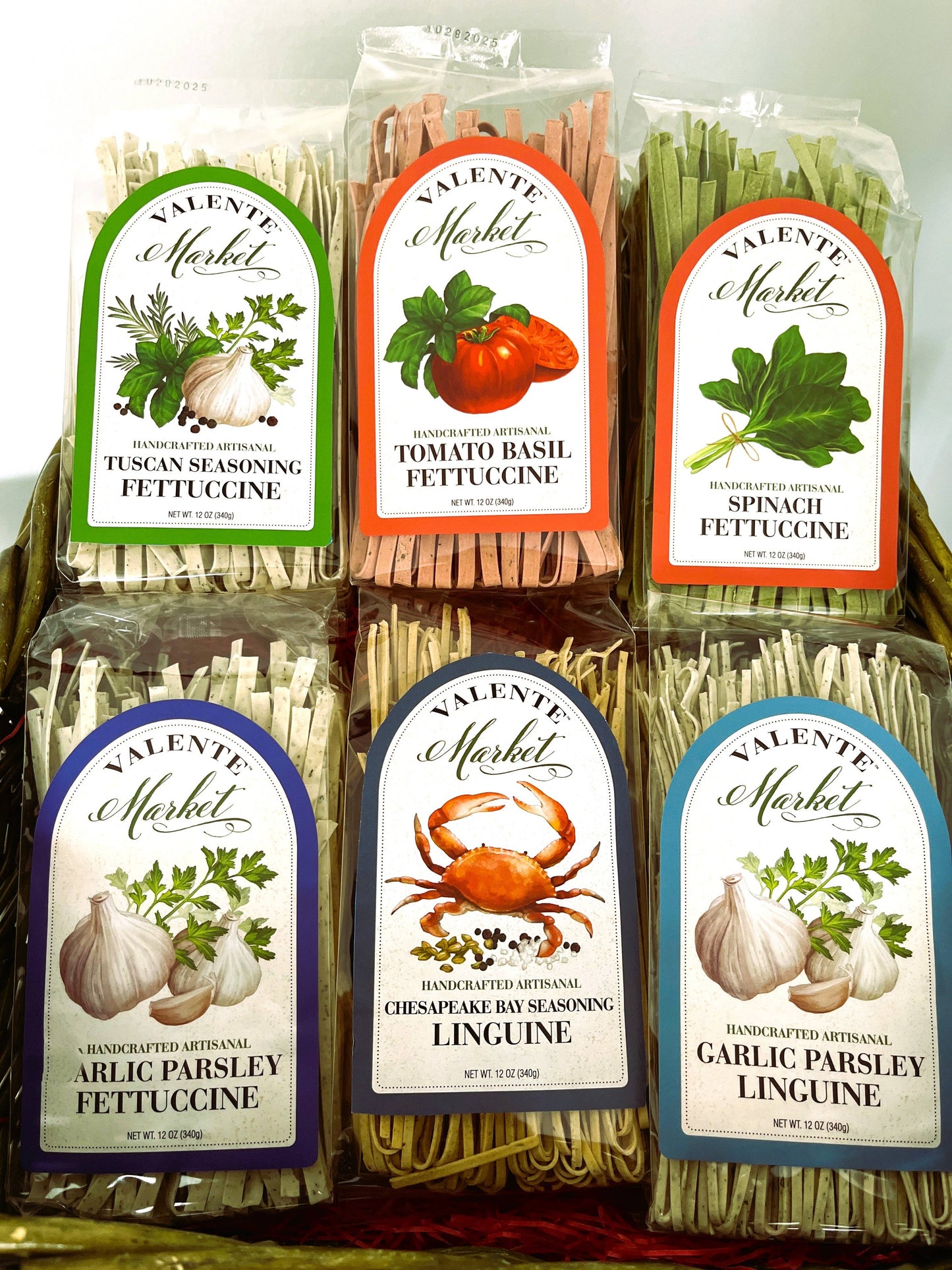 Tomato Basil Fettuccine  / Dry Pasta / Specialty Pasta