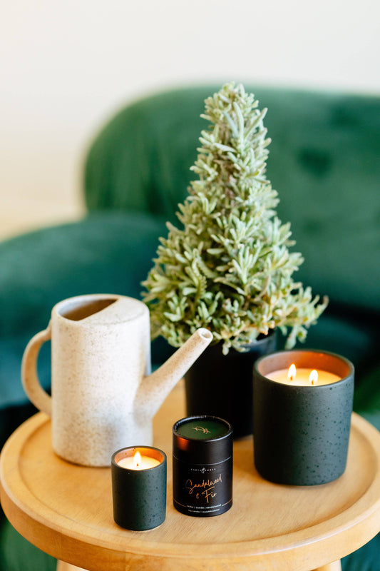 Earth & Ember 13 oz Candle: Sandalwood & Fir