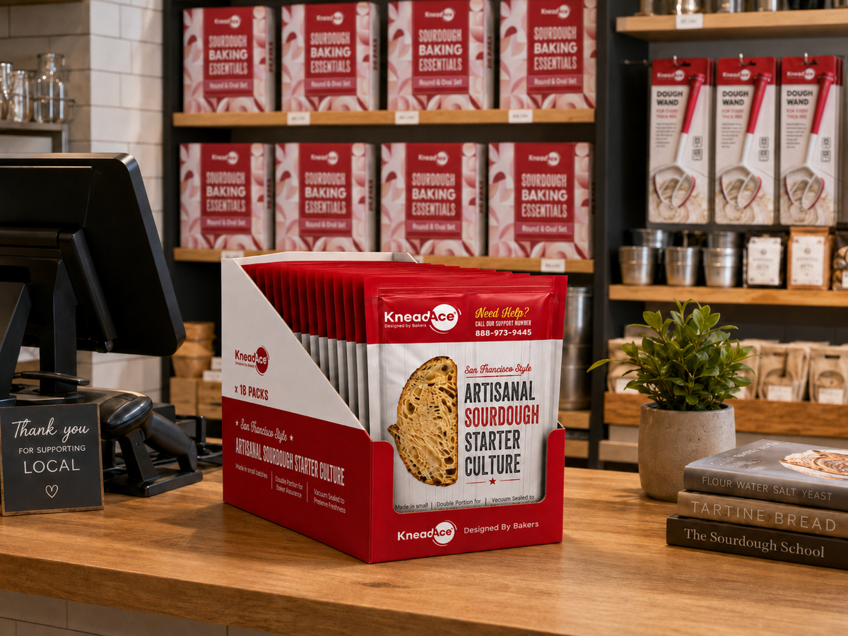 KneadAce® Sourdough Starter Culture, Non GMO, Made In USA