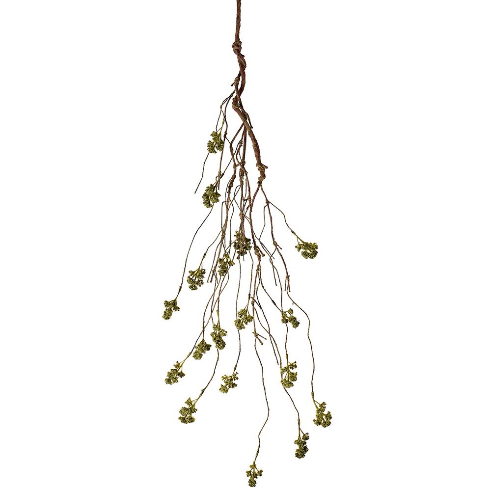Faux Moss Twig Hanging Spray - 36"