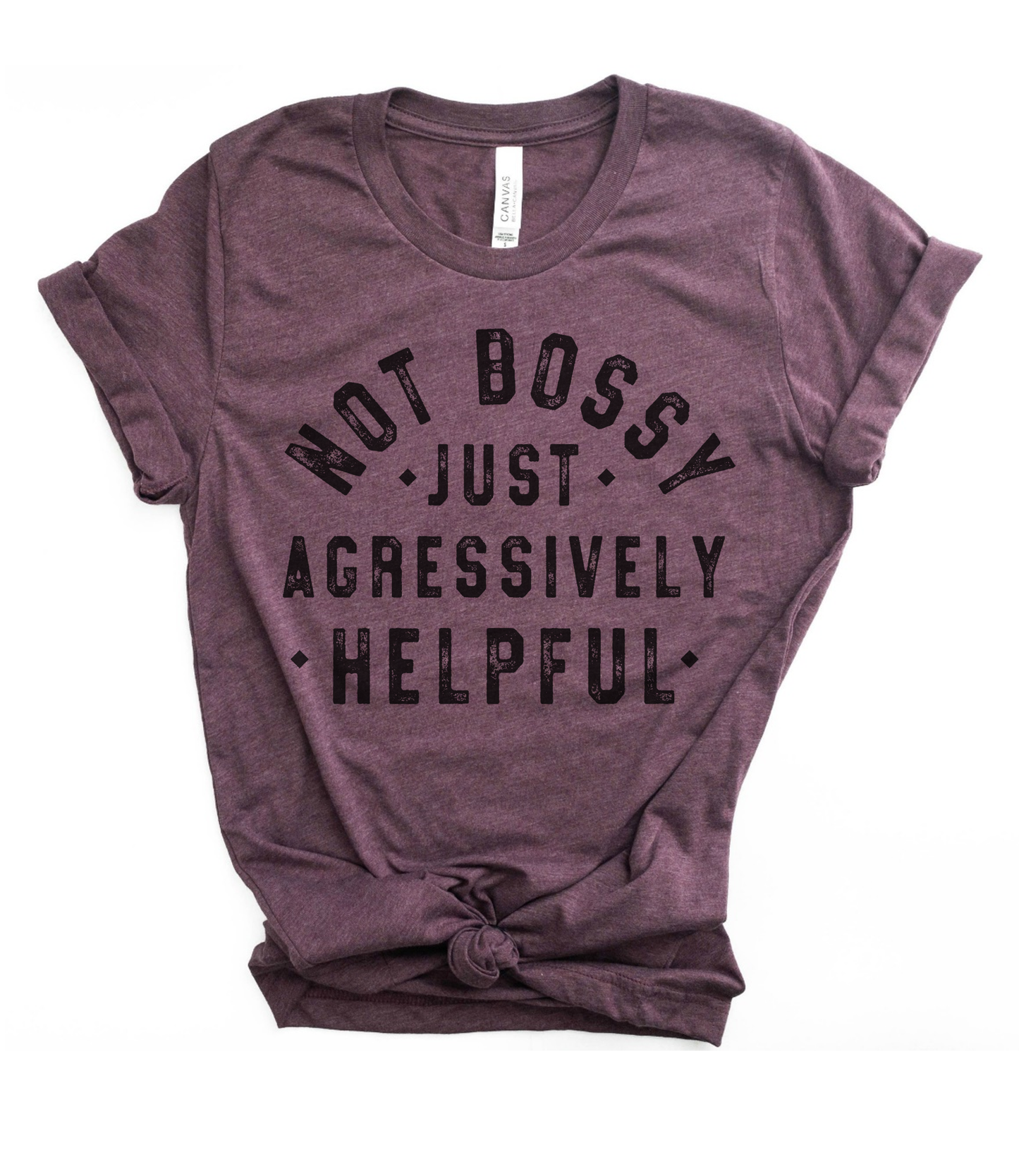 Not Bossy Sarcastic Vintage Funny Relatable Graphic Tee