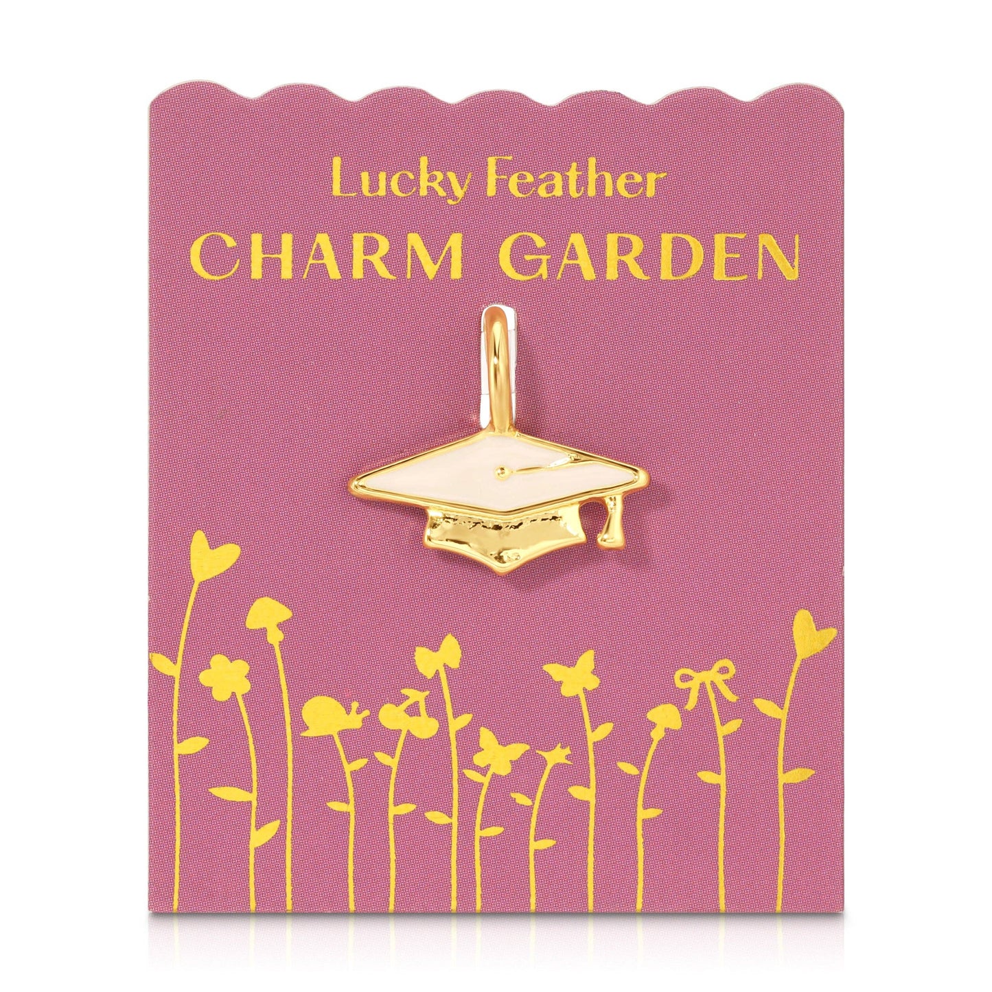 Charm Garden - Gold - Graduation Cap