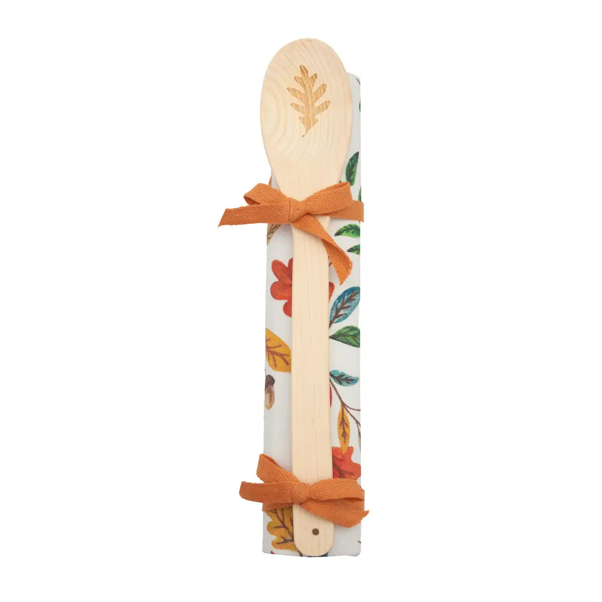 Fall/Harvest Leaves Kitchen Towel & Spoon Set