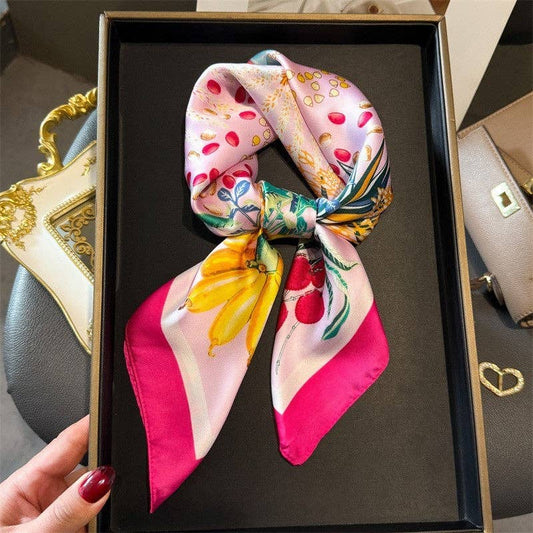 Fashion Print Square Scarf